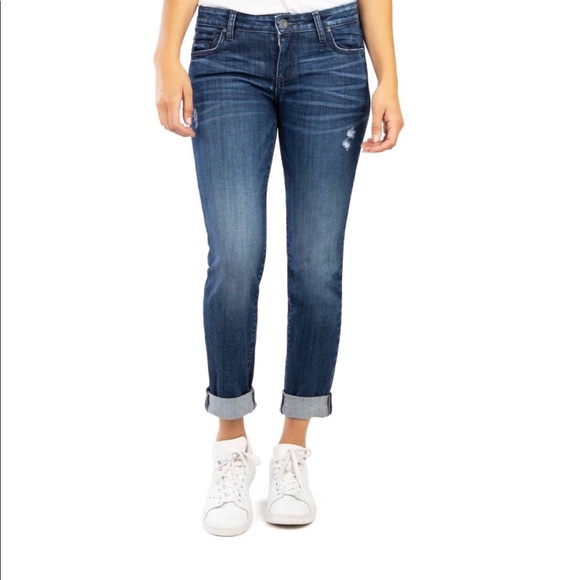 Kut from the Kloth Denim - Kut from the Kloth Distressed Boyfriend Jeans